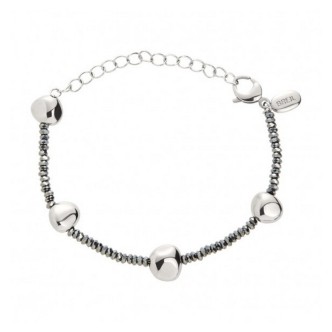 1 - Bracciale donna Breil B Rocks TJ3288 acciaio 316L con ematite