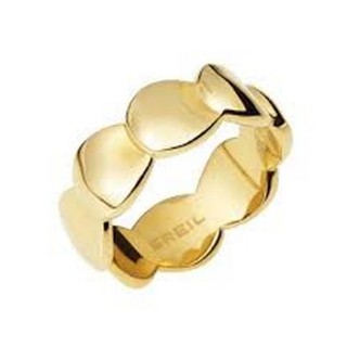 1 - Breil B Whisper gold band ring woman TJ3241 316L steel