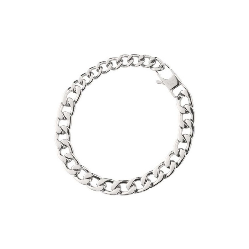 1 - Bracciale uomo catena Breil Block Chain TJ3256 acciaio 316L