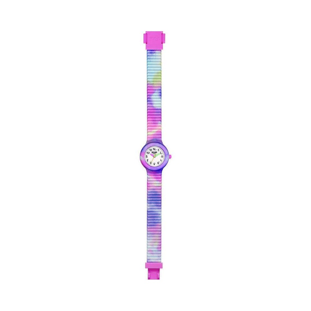 1 - Pink fantasy girl Hip Hop watch only time silicone HWU1067