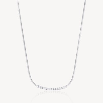 1 - Collana donna Brosway Desideri Amicizia acciaio con zirconi BEIN006