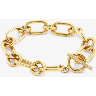 1 - Bracciale donna dorato Nomination Drusilla 028700/012 acciaio 316L con cristalli