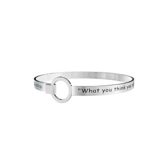 1 - Bracciale Kidult 231718 in acciaio 316L con frase in inglese Buddha collezione Spirituallity