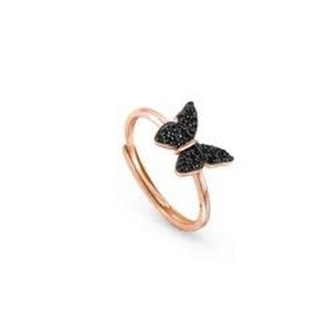 1 - Woman butterfly ring Nomination Sweetrock 925 silver rose with zircons 148036/041