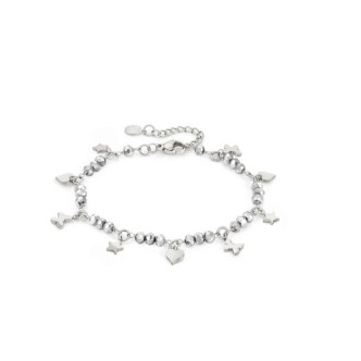 1 - Bracciale donna Argento Nomination Mon Amour con pietrine 027251/050