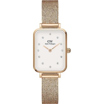 1 - Daniel Wellington Petite Lumine rectangular woman watch with crystals DW00100527