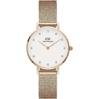 1 - Orologio donna Daniel Wellington Petite Lumine con cristalli DW00100528