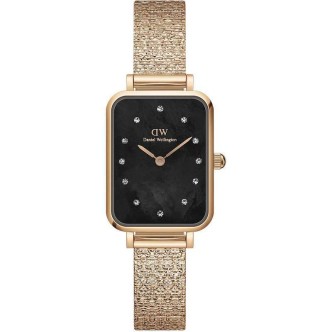 1 - Daniel Wellington Quadro Lumine rosy woman watch with crystals DW00100579