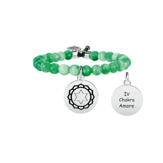 1 - Kidult 231518 bracelet in 316L stainless steel with jade stone Spirituallity collection