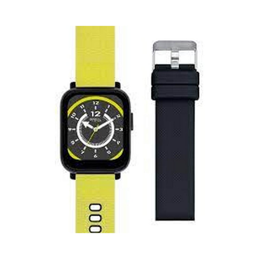 1 - Breil Tribe SBT-1 unisex smartwatch yellow silicone EW0608 double strap