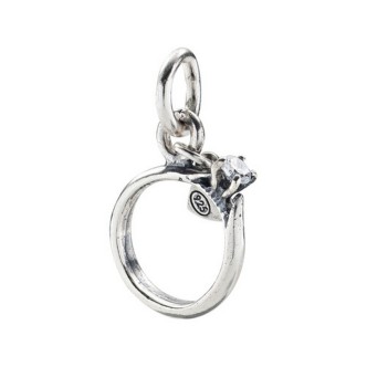 1 - Charm anello donna Amen Argento 925 CH-FAS01 con zircone