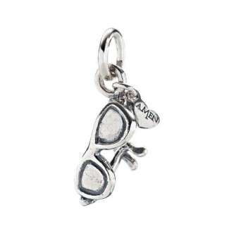 1 - Charm occhiali da sole donna Amen Argento 925 CH-FAS02