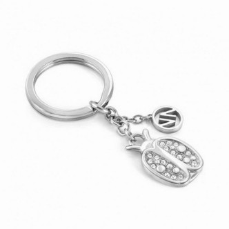 1 - Ladybug woman keyring Nomination steel with crystals 131703/037