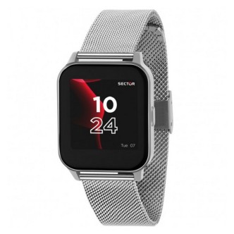 1 - Smartwatch uomo Sector grigio R3253550001 acciaio Maglia Milano