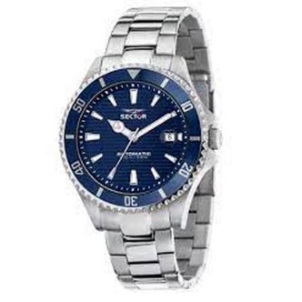 1 - Orologio uomo Sector Automatico 230 acciaio fondo blu R3223161007