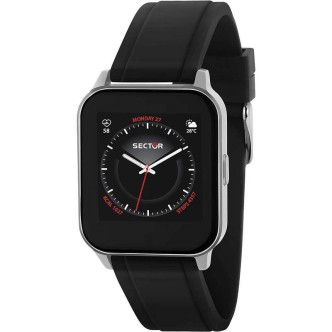 1 - Smartwatch man Sector black S-05 Smart R3251550003 silicone strap