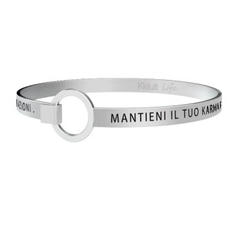 1 - Bracciale Kidult 731249 in acciaio 316L con frase collezione Spirituallity