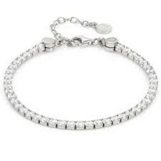 1 - Women's Tennis Nomination Bracelet Silver 925 with zircons 148617/010