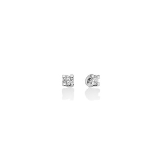 1 - Miluna women's light point earrings in 18Kt white gold with diamonds ERD5068-018G7