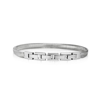 1 - TJ2247 men's Breil bracelet in polished steel Viper collection