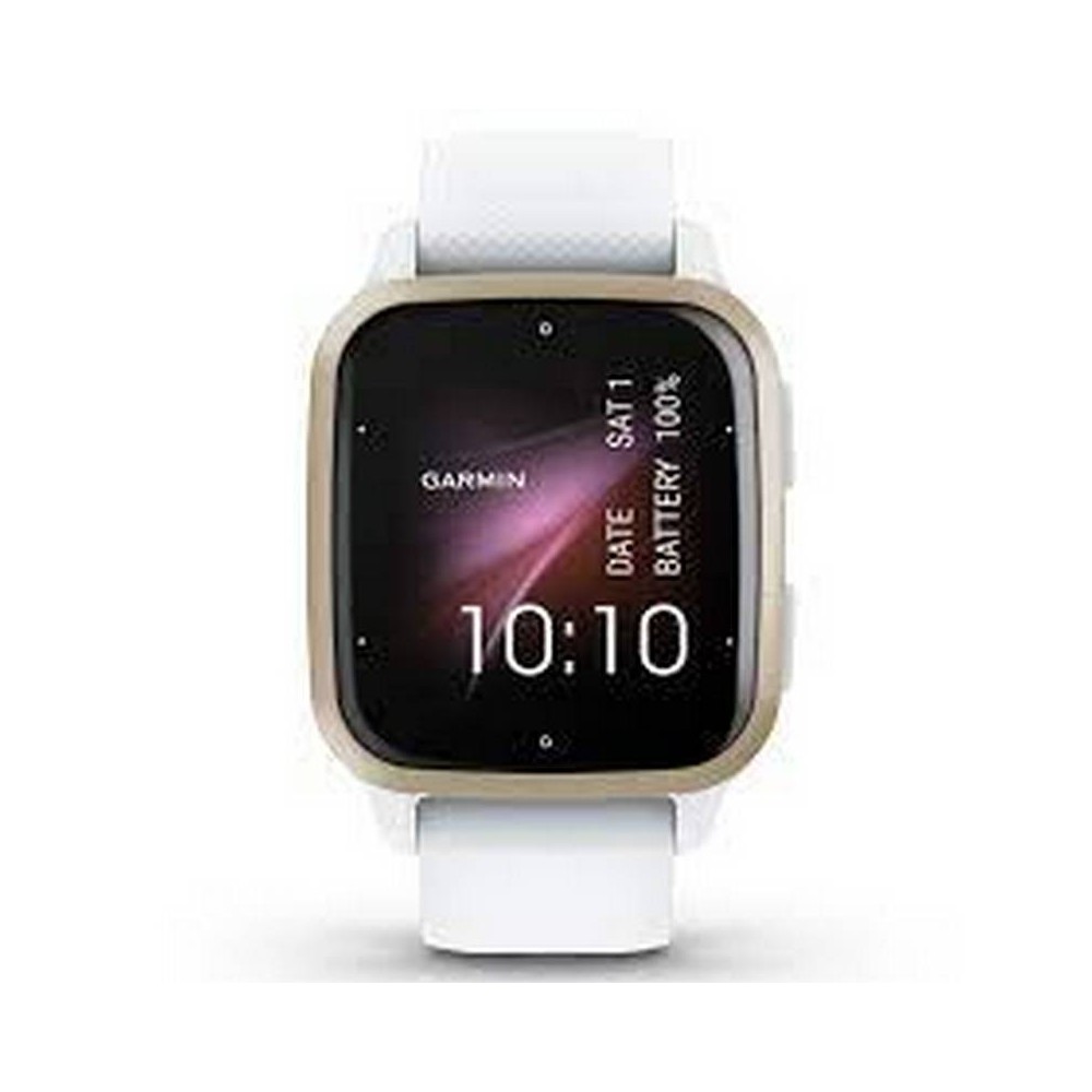 1 - Orologio Smartwatch Garmin Venu Sq-Music Edition bianco 010-02701-11 bianco cassa oro