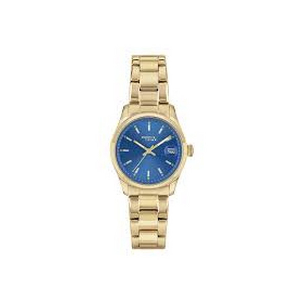 1 - Breil Lady golden woman watch only time steel blue background EW0599