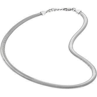 1 - Breil man TJ2249 necklace in polished steel Viper collection. Length 40/42 cm with lobster clasp