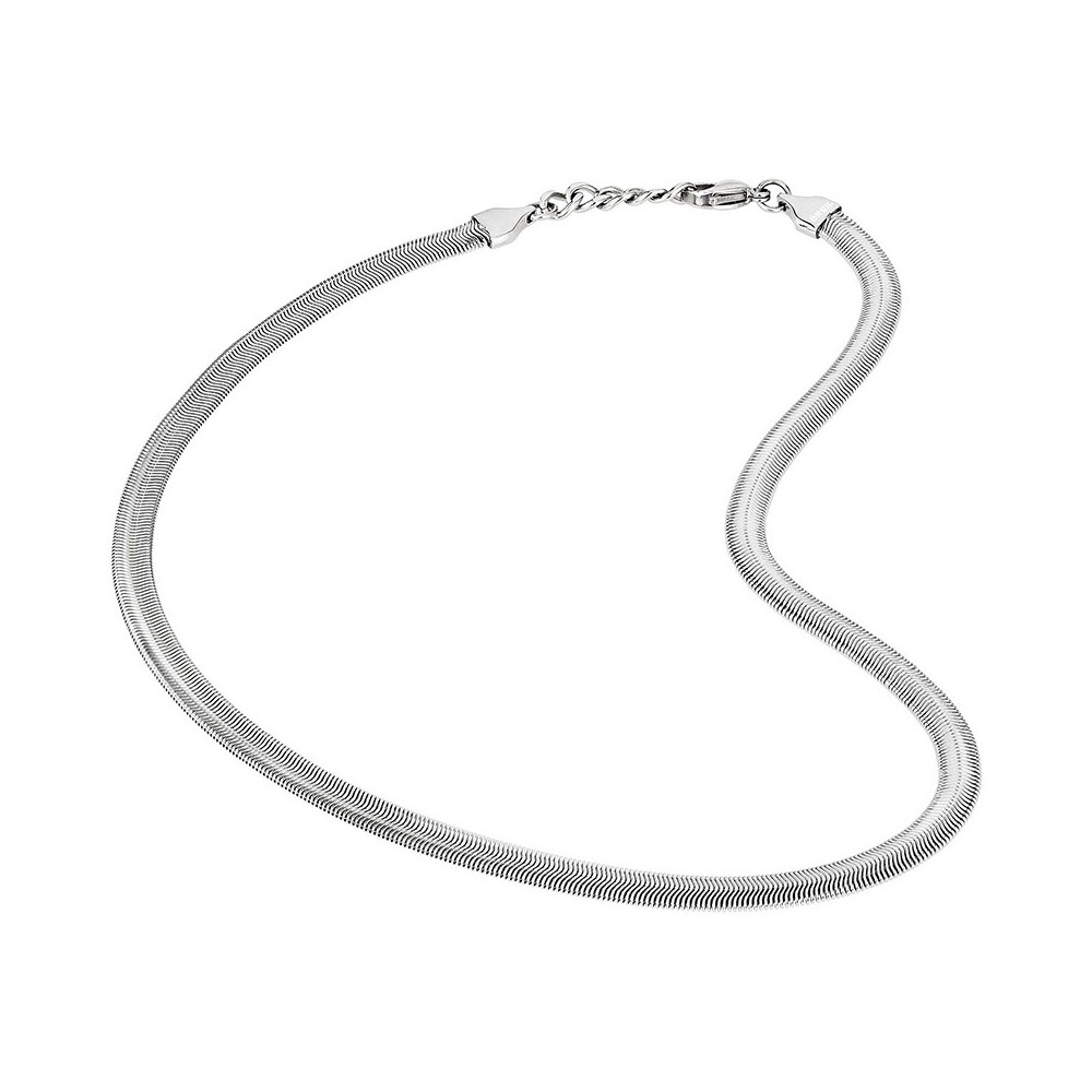 1 - Breil man TJ2249 necklace in polished steel Viper collection. Length 40/42 cm with lobster clasp