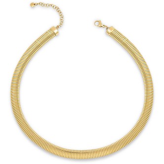 1 - Collana donna Ops Objects Penelope dorata OPSCL-829 acciaio tubogas