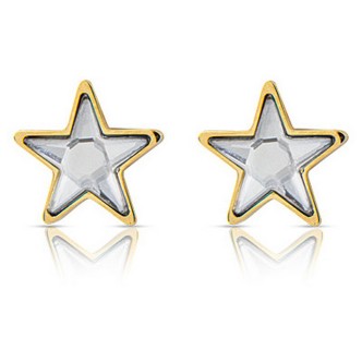 1 - Star Ops Objects gold woman earrings Fable Star OPSOR-758 steel