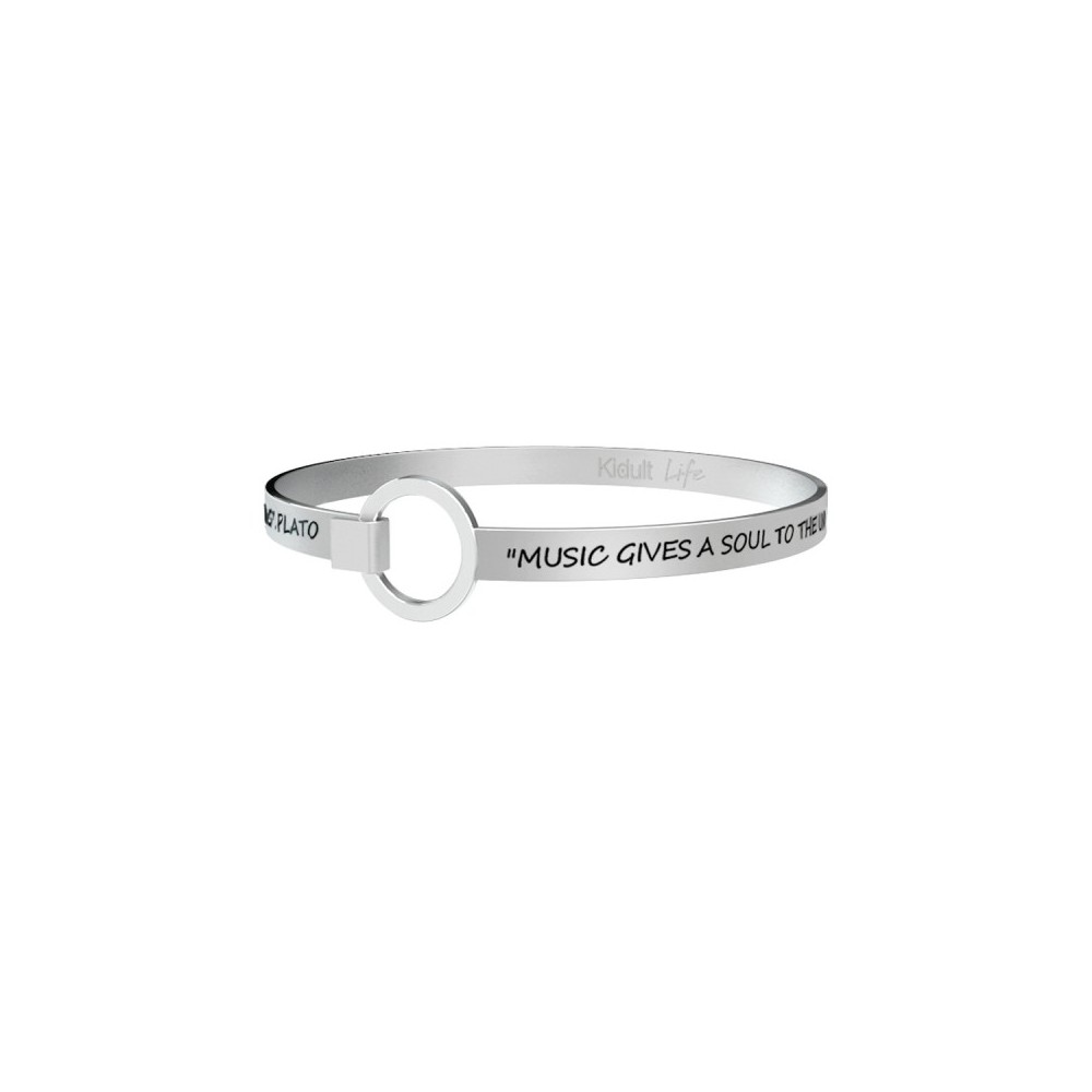 1 - Kidult 731250 bracelet in 316L steel with phrase Free Time collection