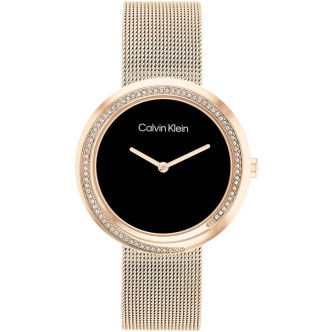 1 - Orologio donna solo tempo Calvin Klein Twist dorato con cristalli 25200151