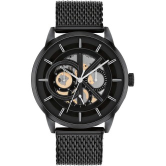 1 - Orologio uomo solo tempo Calvin Klein Architectural nero 25200214 acciaio movimento a vista