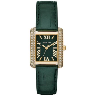 1 - Orologio donna Michael Kors Emery dorato MK4697 acciaio cinturino pelle verde