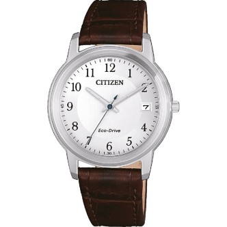 1 - Citizen Evergreen Eco Drive FE6011-14A women's watch with brown leather strap