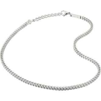 1 - Breil TJ2139 men's necklace in polished steel Groovy collection