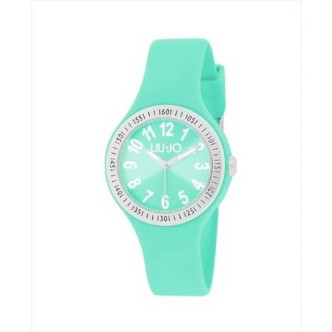 1 - Orologio donna solo tempo Liu Jo Friendly acquamarina TLJ1940 acciaio cinturino silicone