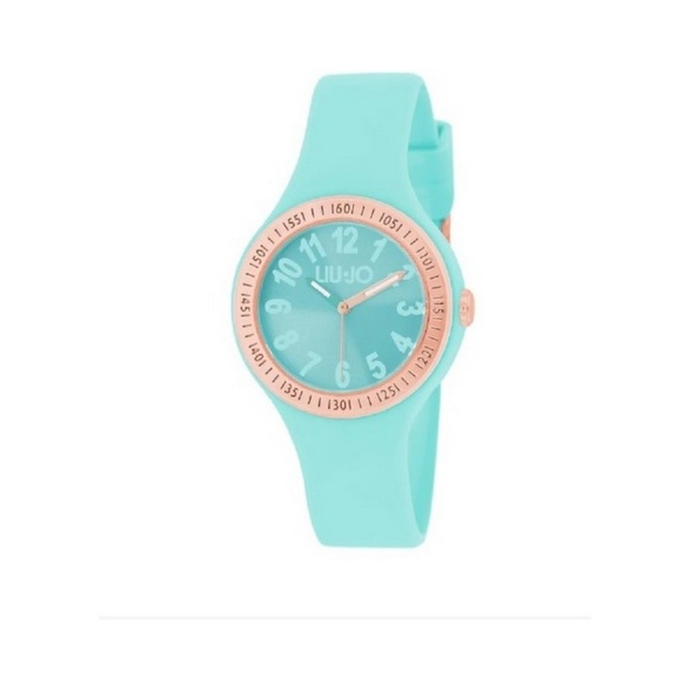 1 - Orologio donna solo tempo Liu Jo Friendly acquamarina TLJ1933 acciaio cinturino silicone