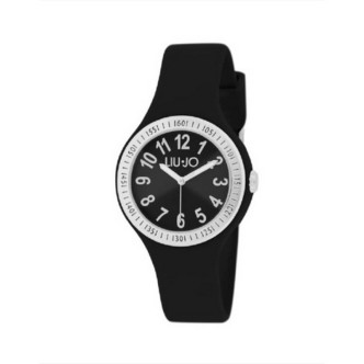 1 - Liu Jo Friendly woman time only watch black TLJ1932 steel silicone strap