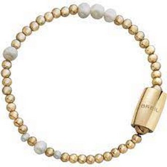 1 - Breil Magnetica System woman bracelet golden TJ3300 steel and natural pearls