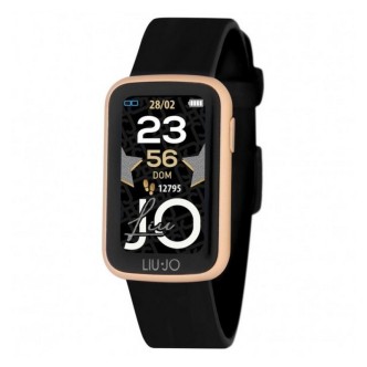 1 - Smartwatch Liu Jo Fit black and pink SWLJ041 ABS and black silicone