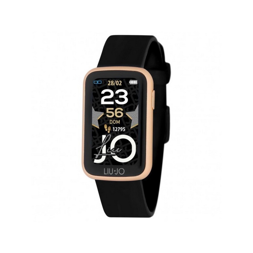 1 - Smartwatch Liu Jo Fit nero e rosa SWLJ041 ABS e silicone nero