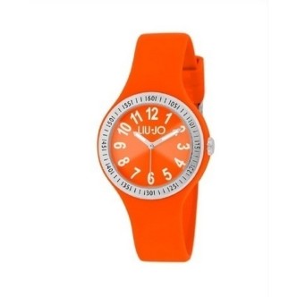 1 - Women's watch only time Liu Jo Friendly orange TLJ1944 steel silicone strap