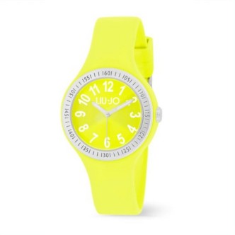 1 - Women's watch only time Liu Jo Friendly fluo yellow TLJ1943 steel silicone strap