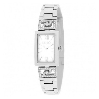 1 - Orologio donna solo tempo Liu Jo Mayfair argento con cristalli TLJ2093