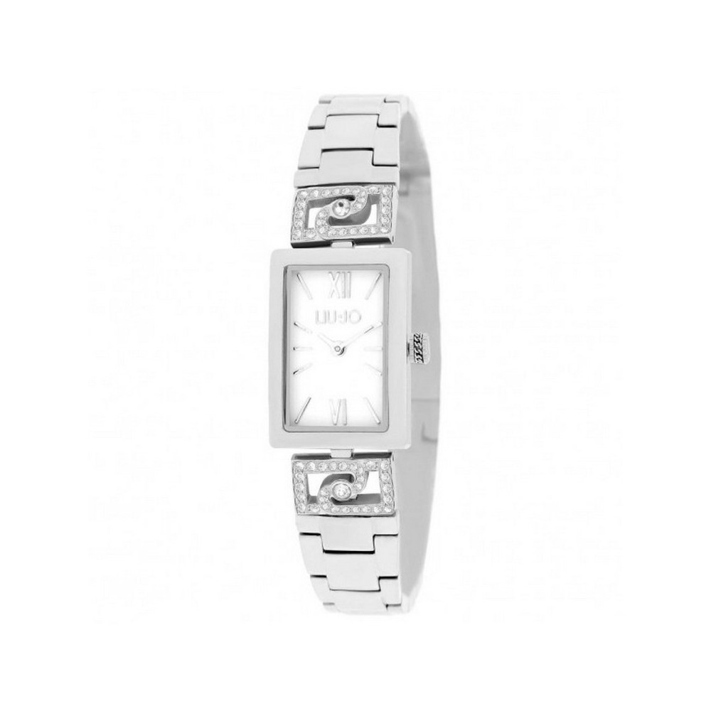 1 - Orologio donna solo tempo Liu Jo Mayfair argento con cristalli TLJ2093