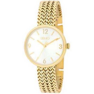 1 - Orologio donna solo tempo Liu Jo dorato Maglia Milano treccia TLJ2077