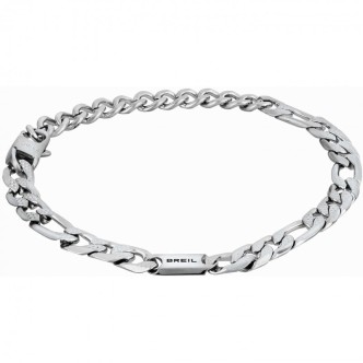 1 - Breil TJ1978 men's bracelet in steel Groovy collection