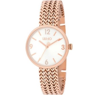 1 - Orologio donna solo tempo Liu Jo Maglia Milano rosato treccia TLJ2078