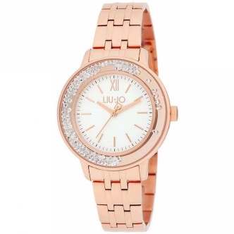 1 - Women's watch only time Liu Jo Dancing Olimpya pink with crystals TLJ1919